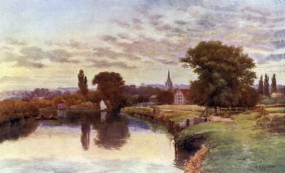 Sunset at Marlow
